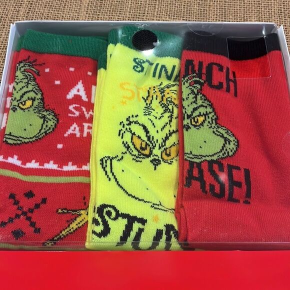 NIB The Grinch crew socks - Picture 2 of 3